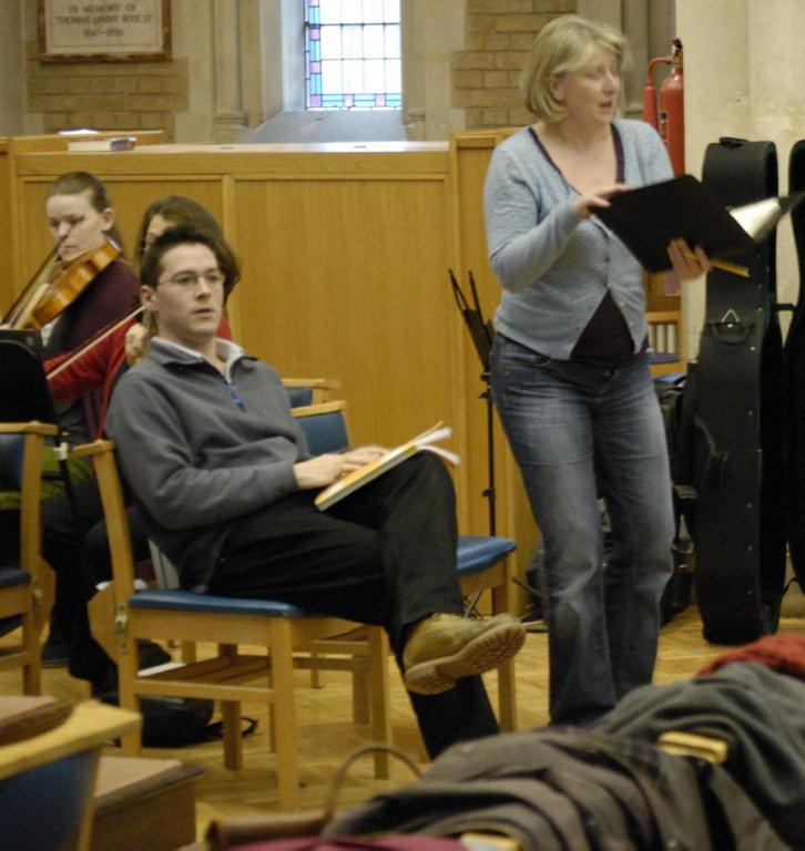 Soloists reharsing